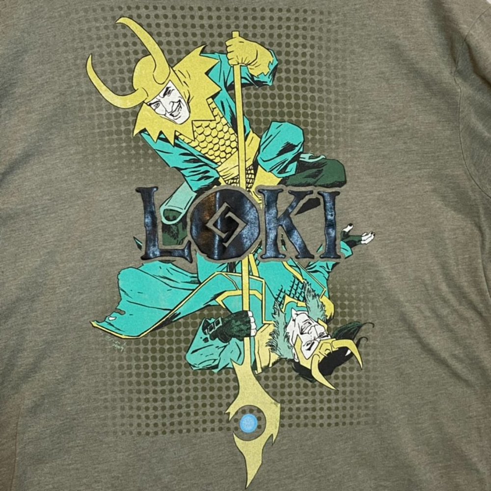 Marvel Disney LOKI T-Shirt Short Sleeves Size Medium - Picture 4 of 8
